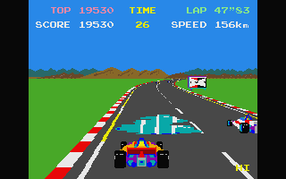 Pole Position atari screenshot